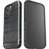 Black Painted Wood iPhone 16 Pro Impact Case